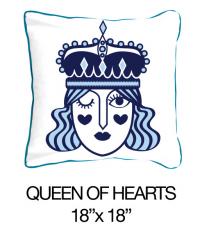 Queen of Hearts Blue